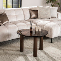 ARCHITECTURE Industrial coffee table 100cm oiled oak black frame