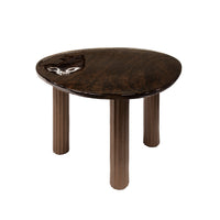 ARCHITECTURE Industrial coffee table 100cm oiled oak black frame