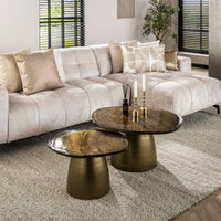 ARCHITECTURE Industrial coffee table 100cm oiled oak black frame
