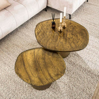 ARCHITECTURE Industrial coffee table 100cm oiled oak black frame