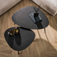 ARCHITECTURE Industrial coffee table 100cm oiled oak black frame