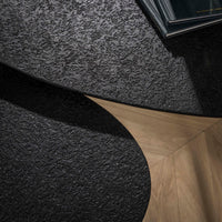 ARCHITECTURE Industrial coffee table 100cm oiled oak black frame