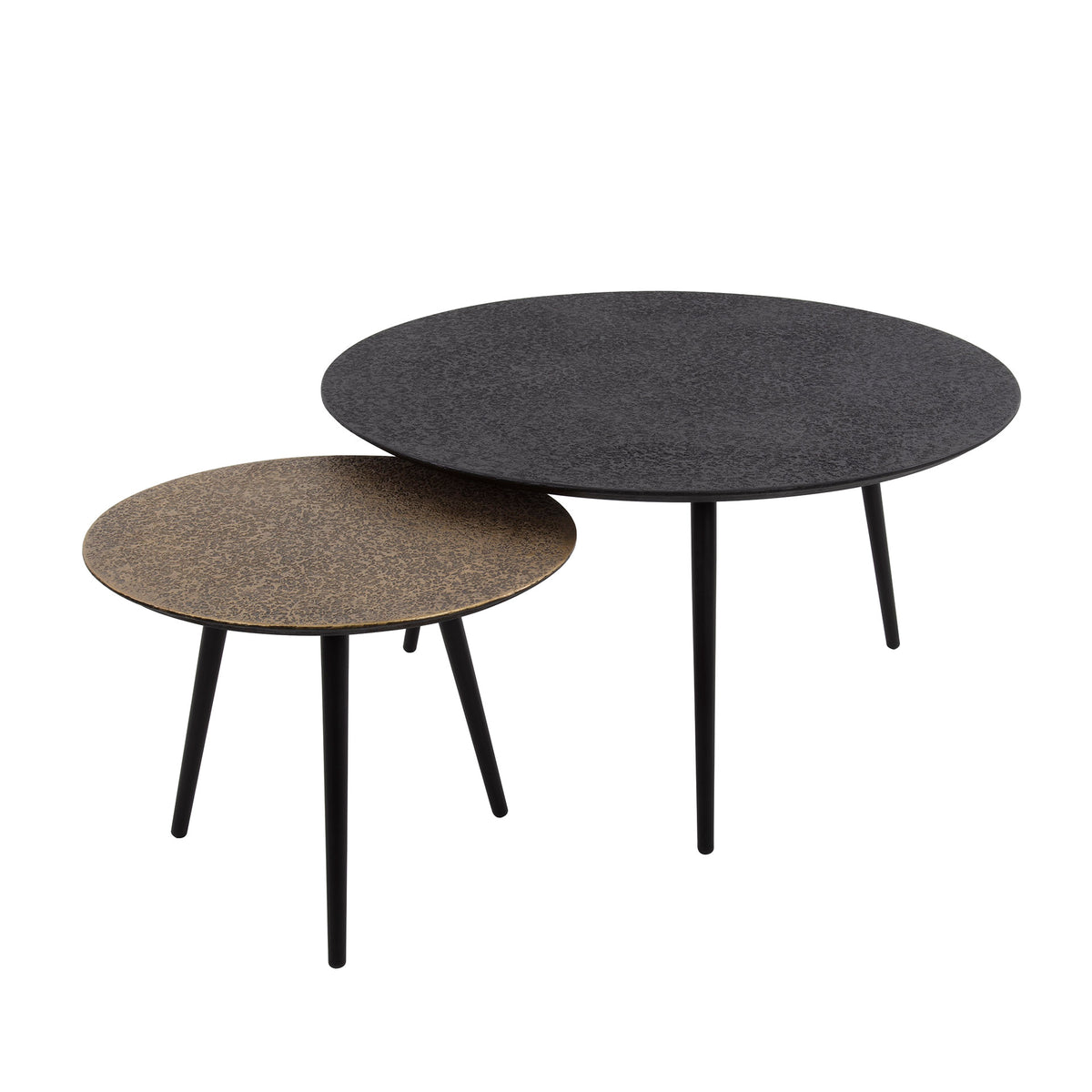 ARCHITECTURE Industrial coffee table 100cm oiled oak black frame