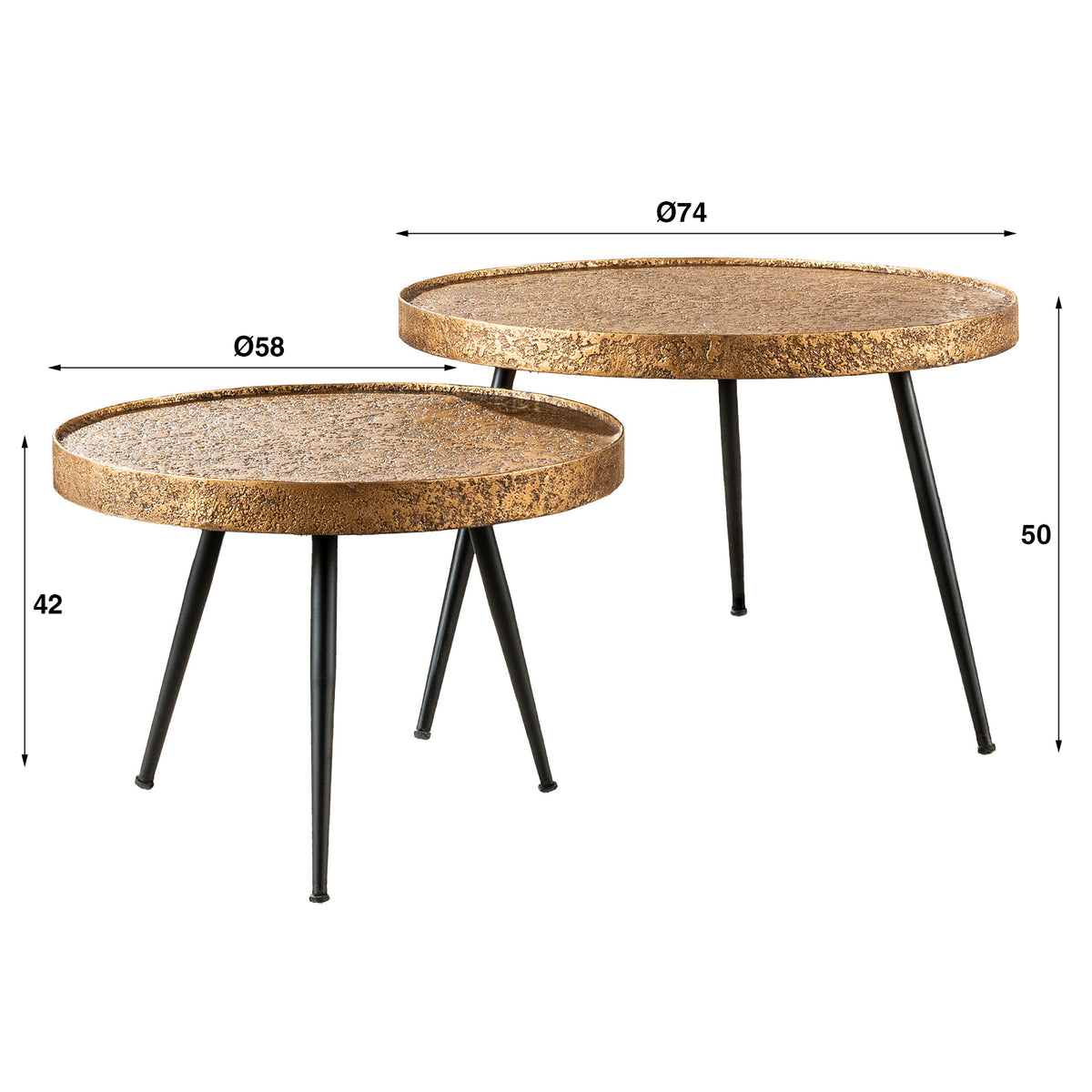 ARCHITECTURE Industrial coffee table 100cm oiled oak black frame
