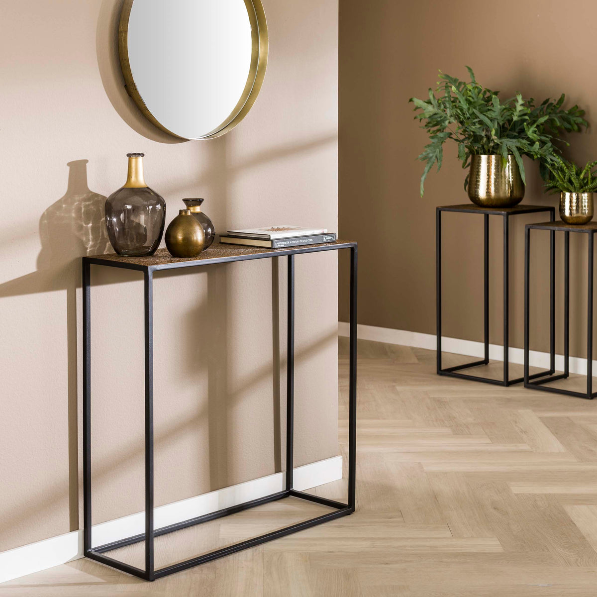 Konsolentisch Metallic / Antikbronze