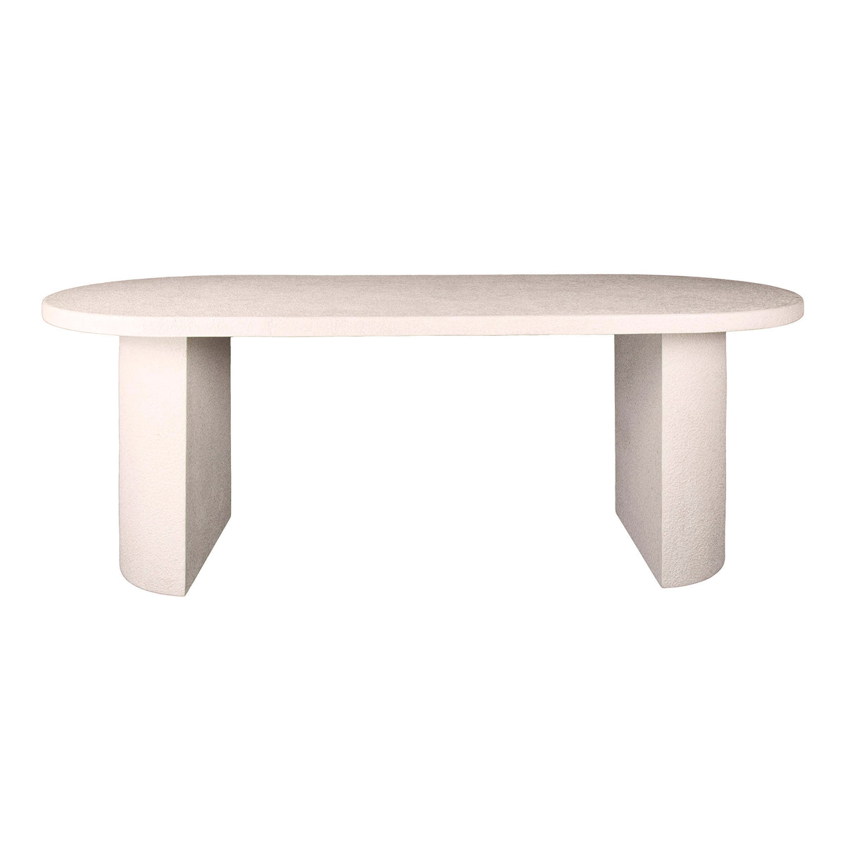 ARCH STONE Esstisch flach oval 215cm / Marmor composite