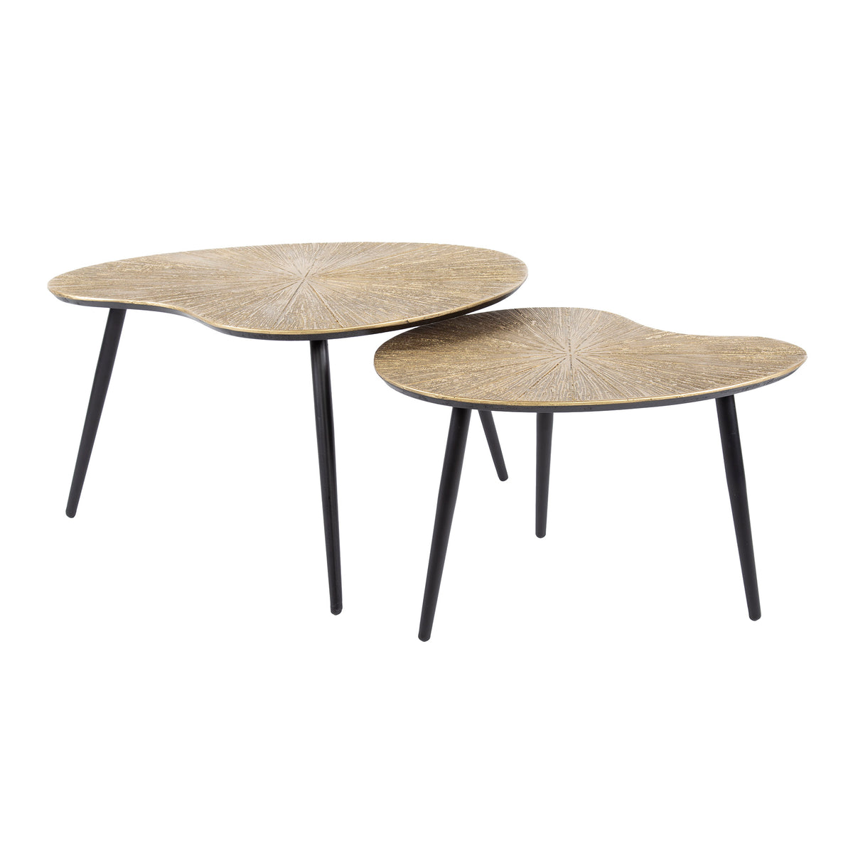 ARCHITECTURE Industrial coffee table 100cm oiled oak black frame