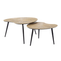 ARCHITECTURE Industrial coffee table 100cm oiled oak black frame