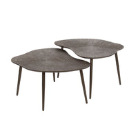 ARCHITECTURE Industrial coffee table 100cm oiled oak black frame