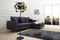 INFINITY HOME Modern design floor lamp 170cm black gold floor lamp