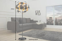 INFINITY HOME Modern design floor lamp 170cm black gold floor lamp