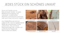 SCORPION Retro Schreibtisch 110cm Sheesham Holz stone finish Hairpin legs Palisander