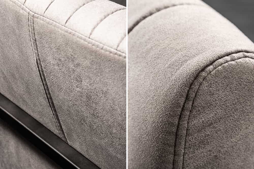 BIG ASTON Moderner Freischwinger Armlehnenstuhl Federkern Eisengestell