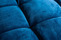 Design 3-Sitzer Sofa COZY VELVET 220cm Samt Federkern Lounge