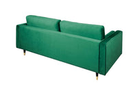 Design 3-Sitzer Sofa COZY VELVET 220cm Samt Federkern Lounge