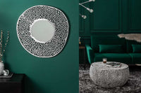 LEAF Filigraner Couchtisch 80cm Metall handmade Blatt-Design