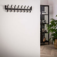 Garderobe Tubo 2x8 Haken / Matt dunkelgrau