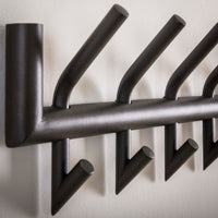 Garderobe Tubo 2x8 Haken / Matt dunkelgrau