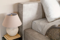 Sitheim Polsterbett Adore Element Pearl Beige, Integrierter Staulattenrost, aufbewarung box