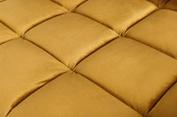 Design 3-Sitzer Sofa COZY VELVET 220cm Samt Federkern Lounge