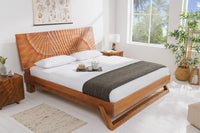 SIXTIES Modern double bed 160x200cm queen size upholstered bed