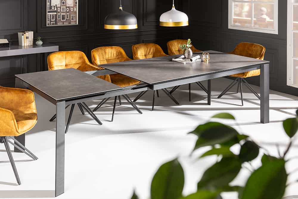 X7 Ausziehbarer Esstisch 180-240cm Granit Marmor Keramik made in Italy
