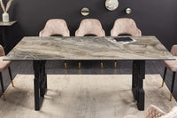 ATLANTIS design dining table 200cm marble taupe ceramic made in Italy