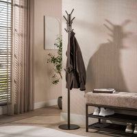 TREE NATURE Solid coat rack 170cm natural wood clothes rack