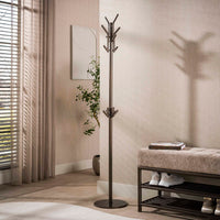 TREE NATURE Solid coat rack 170cm natural wood clothes rack