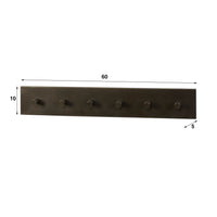 Garderobe Terra mit Haken / Drift brown