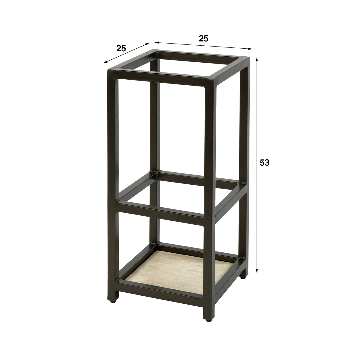 Schirmständer Terra Quadrat / Drift brown