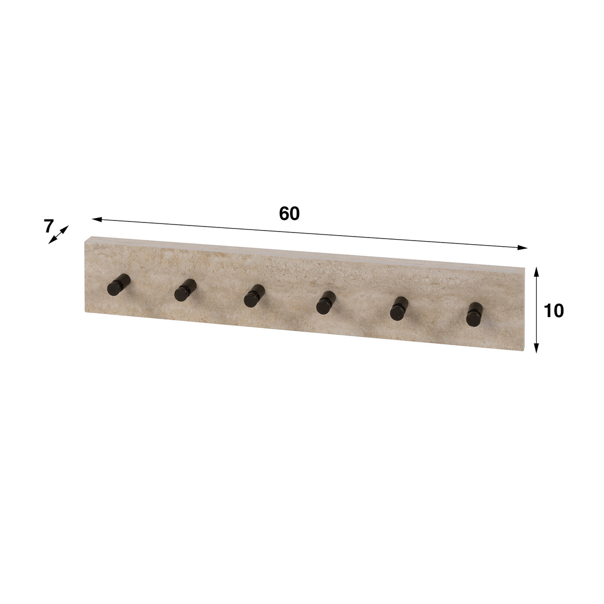 Garderobe Travino / Keramik travertin