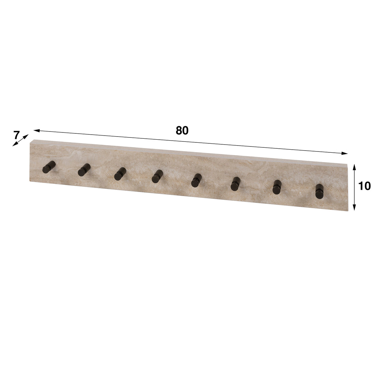 Garderobe Travino / Keramik travertin