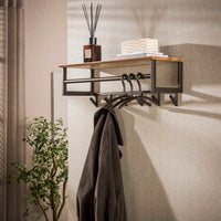 Garderobe Bruno 6 Haken / Drift brown