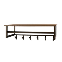 Garderobe Bruno 6 Haken / Drift brown