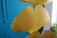 GINKGO Design Stehlampe 160cm gold Metall