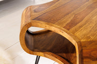 ORGANIC LIVING Couchtisch 100cm Sheesham Hairpin Legs Massivholz mit Stauraum