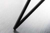 EUPHORIA Design Sitzbank 160cm Samt Retrostil Ziersteppung Hairpin Legs Metallbeine Armlehnen