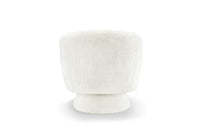 BOSSA NOVA Drehbarer Design Sessel 80cm Bouclé