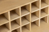 PURE Solid highboard 140cm Sheesham stone finish display case rosewood