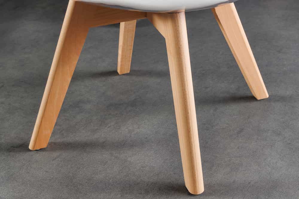 Design Stuhl SCANDINAVIA MEISTERSTÜCK transparent Kunststoff Buchenholz natur