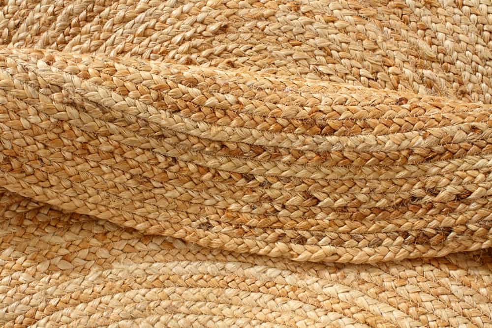 Runder Teppich PURE NATURE 120cm Jute handgewebt Flachgewebe