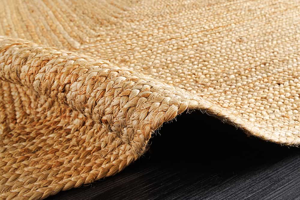 Flachgewebe Teppich PURE NATURE 230x160cm Jute handgewebt