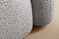 ART DECO Modernes Sofa 200cm Bouclé 3-Sitzer Couch inkl. Kissen