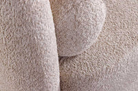 ART DECO Modernes Sofa 200cm Bouclé 3-Sitzer Couch inkl. Kissen