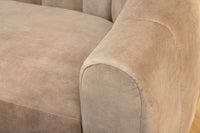 BABYLON 3-Sitzer Sofa 200cm Samt mit Ziersteppung