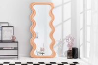 Wandspiegel Design CURVY 160cm apricot Pastell Spiegel