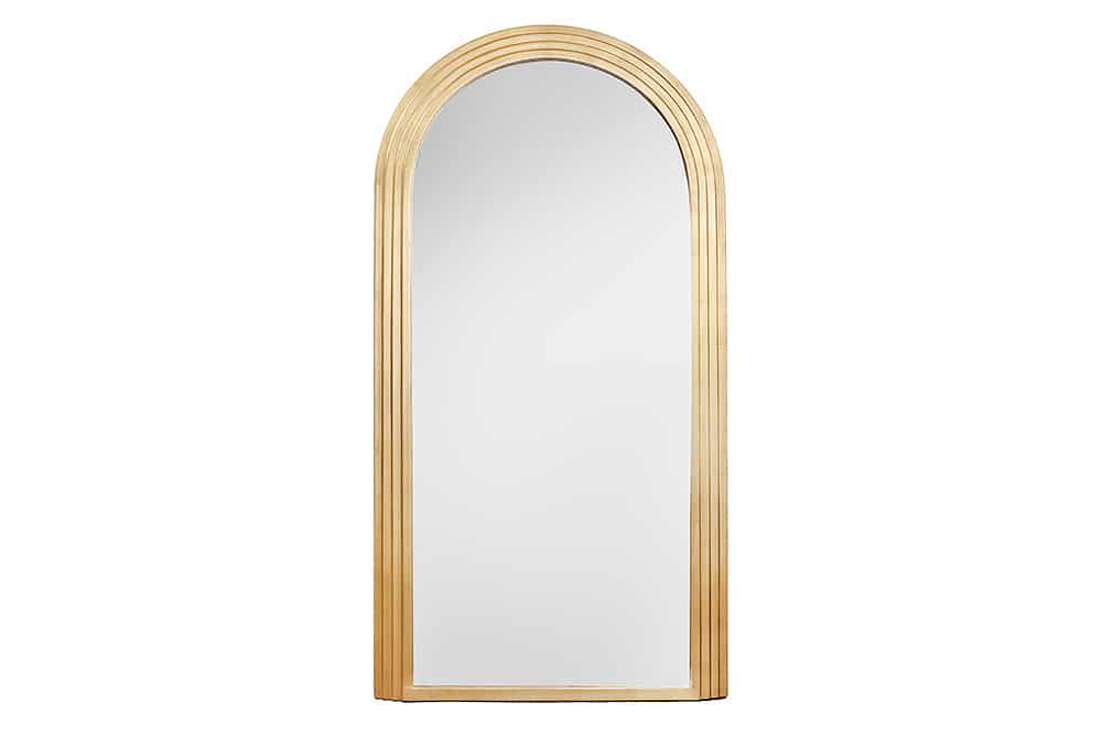 Wandspiegel Edler ART DECO 160cm gold Rundbogen Spiegel