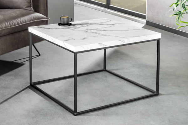 ARCHITECTURE Industrial coffee table 100cm oiled oak black frame