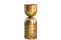 SANDGLASS XL 70cm Moderne Vase Eisen handmade beidseitig nutzbar